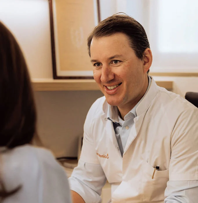 Dokter David Thüer, portret van de praktijkwebsite